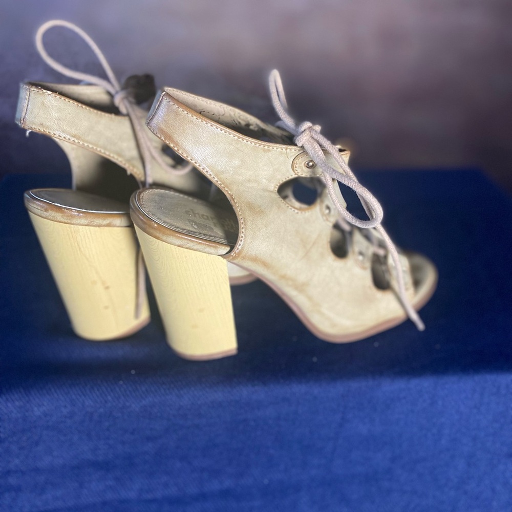 Charlotte Russe Cream Sandals Chic Style